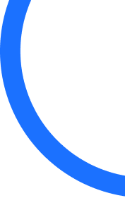 Abstract blue curved line on a white background, symbolizing technology and service integration in cybersecurity vendor evaluation and procurement.