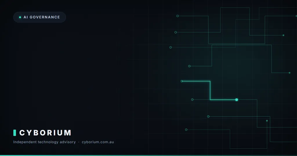 CYBORIUM AI governance article header for automated decision-making transparency under APP 1.7