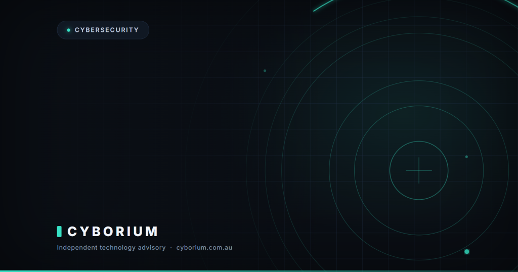 CYBORIUM Cybersecurity header for How to Evaluate Cybersecurity and AI Vendors in Australia