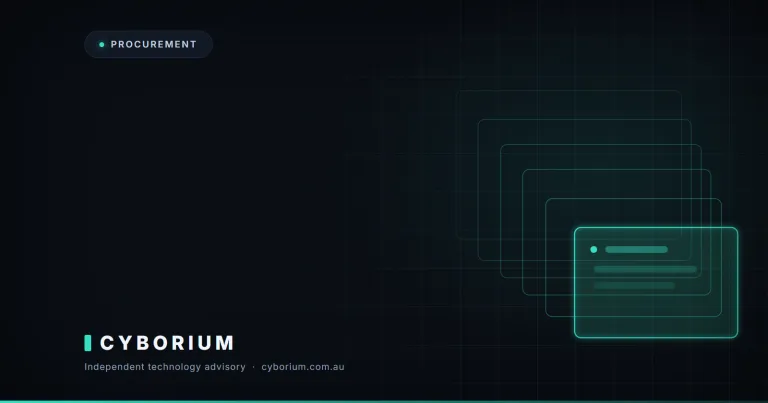 CYBORIUM header for the procurement email templates guide